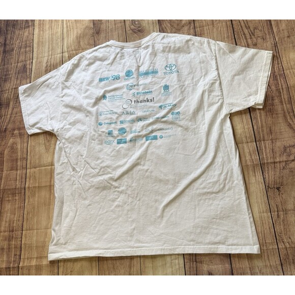 Beat Prostate Cancer T Shirt Gary Papa Fathers Day 2015 Philadelphia Size XXL - Picture 7 of 8